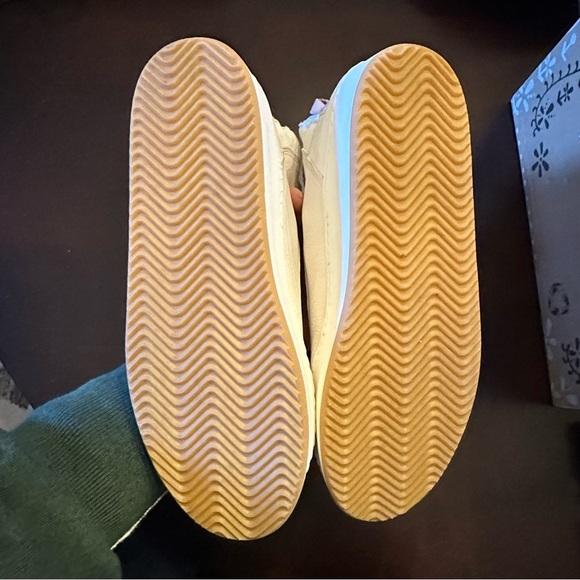 NIB We The Free Saturday Hightop Leather Sneaker 7 White Crackle - Picture 11 of 11